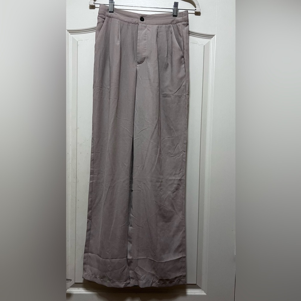 SHEIN vest and slack set, light khaki color. Women’s size small, US 4 - Picture 4 of 9